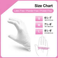 100pcs Disposable Gloves, Super Durable, Available In Five Colors: Pink/White/Rose Red, Suitable For Various Uses Such As Kitchen, Tattoo, Hair Dyeing, Pet Care, Beauty Salon And Home Cleaning. The Packaging Method Is Bagged. - Dark Pink - View 3