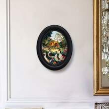1 pieza Marco de fotos decorativo negro, diseño de múltiples patrones, obra de arte hecha a mano, adecuado para decoración del hogar y la oficina, regalo ideal para coleccionistas, estilos diversos - 16 - Ver 7