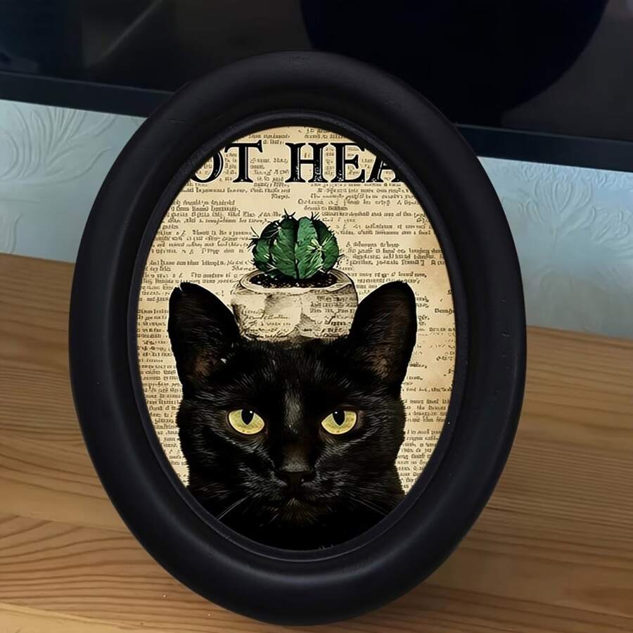 1 pieza Marco de foto decorativo negro, diseño de múltiples patrones, obra de arte hecha a mano, adecuado para decoración del hogar y la oficina, regalo ideal para coleccionistas, decoración del hogar, estilos diversos