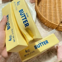 1個柔軟擠壓奶油棒玩具，休閒娛樂壓力緩解柔軟玩具，逼真食物擠壓壓力球玩具禮物，派對母親節禮物 (1個 - 奶油棒) - 奶油棒 - 查看 5