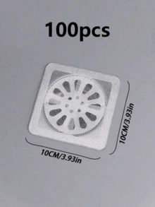 50pcs Shower/Bathtub Hair Catcher - Easy To Use, Drain Filter Stickers, Disposable Drain Cover, Suitable For Shower, Sink And Laundry Room, Easy To Stick, Hair Clogging Drain Cover, Disposable Drain Filter, Bathroom Hair Catcher Plug, Drain Cover, Kitchen Sink Filter, Disposable Shower Drain Hair Catcher, Drain Filter Stickers, Bathroom Bathtub Hair Clog Stopper, Bathroom Accessories - Multicolor - View 15