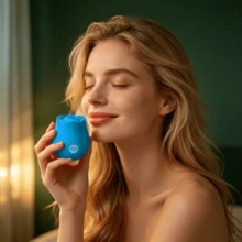 Valentine'S Day Gift: Dual-Purpose Rose Sex Product Simulation Sucking Massage Plus Vibration Stick In One: Multi-Frequency Sucking + Vibration Massage Device Gift With 10Types Of Sucking + Vibration Modes For Women,Purple,Vibrator Christmas GiftA - 新花4 - 查看 9