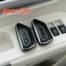 2 cái/lô Vỏ bọc chìa khóa ô tô cho VW Golf 8 Mk8 Koda Octavia 3 nút - Nhiều màu - Xem 2