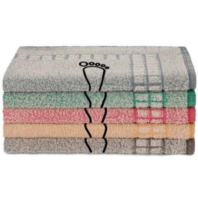 Kit Com 6 Toalhas de Piso Orquídea 40x65 cm – Trama Grossa, Super Absorção e Custo-Benefício Imbatível!