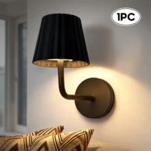 1pc/2pcs Rechargeable LED Wall Lights, LED Wall Lights With Remote Control, Modern Touch Wall Lights With Dimming/Timing, 3 Color Temperatures, LED Night Lights For Bedroom, Living Room, And Hallway (1800mAh) - USB - View 13