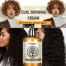 Curl Cream With Moroccan Argan Oil. Provides Natural, Long-Lasting Volume And Style For Wavy And Curly Hair. Hydrating And Protective, Suitable For Men And Women. Pump Design, Perfect For Daily Gifts, Holidays, And Travel. - Multicolor - View 5