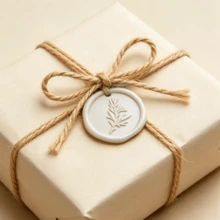 30 PCS Rosemary Pattern Self-Adhesive Wax Seal Stickers For Gifts Wedding Invitation Envelope Sealing-Light Grey - Rosemary-light Grey - View 8