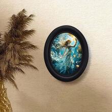 1 pieza Marco de fotos decorativo negro, diseño de patrón de múltiples elementos, obra de arte creativa hecha a mano, adecuado para decoración del hogar y la oficina, regalo e colección ideal, estilos diversos - 1 - Ver 6