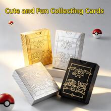 55pcs/Box Cute Cartoon Anime Playing Cards, English Version Board Game Cards, Party Entertainment Cards, 3 Color Styles Available - View 3