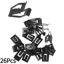 26pcs Car Dashboard Console Fixing Clips, Car Interior Decoration Clips, U-Shaped Clamps, Universal Type - 26Pcs - View 6
