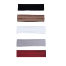 1-Piece/3 Pieces Set Of Yoga Sweat-Absorbing Elastic Hair Bands, Lightweight And Solid Color, Suitable For Wearing, Thin Style - Multicolor - View 17