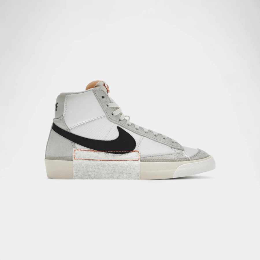 Nike Blazer Mid 77 Pro Club White Black Light Bone Summit White - màu đen - Xem 1
