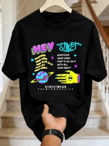 Men T-Shirts - Black - View 5