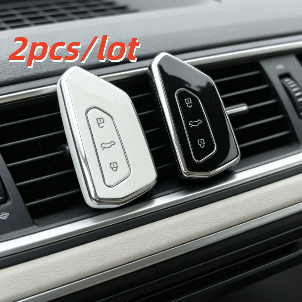 2 cái/lô Vỏ bọc chìa khóa ô tô cho VW Golf 8 Mk8 Koda Octavia 3 nút - Nhiều màu - Xem 1