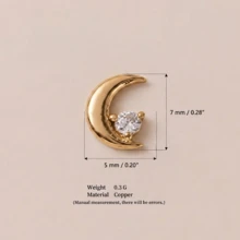 1pc Fashionable DIY Delicate Transparent Heart-Shaped Necklace, Includes Small Pendant Accessories, Can Be Freely Matched With Necklace, 14K Gold Plated, Copper Jewelry, Showcasing Unique Feminine Charm, Suitable For Women's Daily Casual, Social Events, Music Festivals, Also Can Be Worn As An Amulet - Multicolor - View 13