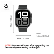 Microwear AI Voice Control Smart Watch - Intelligent Assistant + Health . Features: AI Voice Control, ChatGPT Integration, 2.2" Colorful Touchscreen, Customizable Watch Faces, 24/7 Heart Rate/Blood Oxygen/Sleep Monitoring, Multiple Sports Modes, IP68 Waterproof, Calls & Alerts, Stock Tracking, Noise Detection. Suitable For Business, Fitness, Outdoor, Students. Compatible With Android & IOS, 350mAh Battery. - Beige - View 2