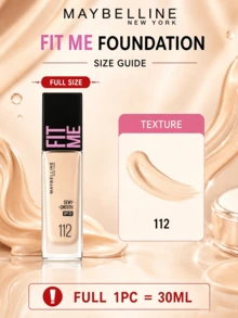 Maybelline 美寶琳保濕防曬粉底液 112，5/30ml 可選，長效保濕，快速上妝，自然妝感，適合乾性肌膚 - 水潤版112 - 查看 14