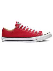 Converse Chuck Taylor All Star Low Top Unisex Sneakers - Red Canvas Shoes For Men & Women, Casual Sneakers | 156993C - Multicolor - View 3