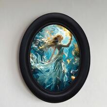 1 pieza Marco de fotos decorativo negro, diseño de patrón de múltiples elementos, obra de arte creativa hecha a mano, adecuado para decoración del hogar y la oficina, regalo e colección ideal, estilos diversos - 1 - Ver 8