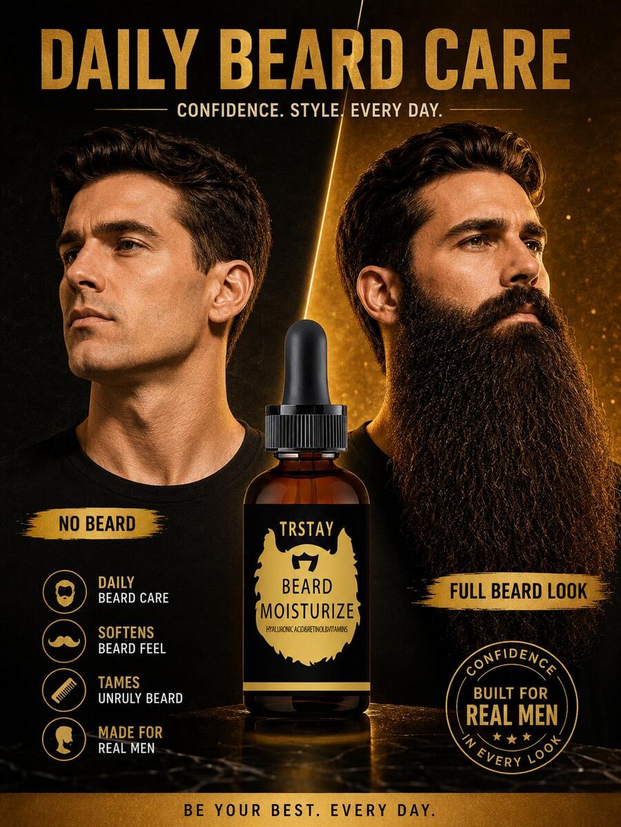 Mild Skin-Friendly Formula, It Softens Beard Surface And Improves Daily Grooming Feeling. - Multicolor - View 1