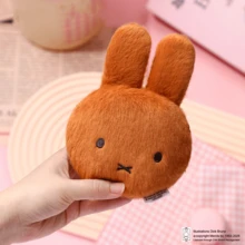 Monedero de peluche Miffy y llavero, portacartas de muñeca de conejo, bolsa de almacenamiento para auriculares - Multicolor - Ver 4