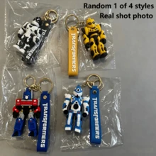 1pc Silicone Robot Keychain Pendant, Suitable For Car, Backpack, Handbag, Ideal Gift For Fans, Children, Birthday, Back To School Season - Multicolor - View 8