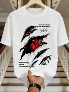 Men T-Shirts - 白色 - 查看 5