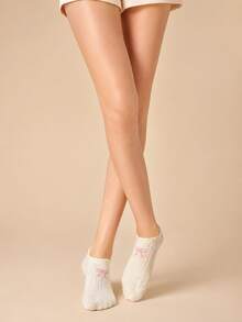 5 Pairs Women's Patterned Ankle Socks, Striped Boat Socks, Suitable For All Seasons, Random Colors - Multicolor - View 3