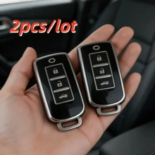 2个/套 汽车钥匙壳保护套，适用于捷豹Xpander、欧蓝德、ASX、帕杰罗、日蚀、十字、蒙特罗 - 彩色 - 查看 7