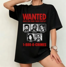 Unisex The Boys "Wanted" Characters T-Shirt Black - Black - View 7