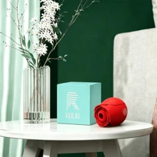 Valentine'S Day Gift: Dual-Purpose Rose Sex Product Simulation Sucking Massage Plus Vibration Stick In One: Multi-Frequency Sucking + Vibration Massage Device Gift With 10Types Of Sucking + Vibration Modes For Women,PurpleA - 新花3 - 查看 10