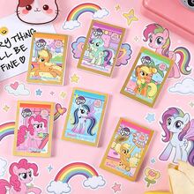 1pc Cartoon Character Print Mini Notebook, Series Pocket Diary, Lightweight Memo Book - Multicolor - View 1