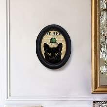 1 pieza Marco de foto decorativo negro, diseño de múltiples patrones, obra de arte hecha a mano, adecuado para decoración del hogar y la oficina, regalo ideal para coleccionistas, decoración del hogar, estilos diversos - 4 - Ver 9