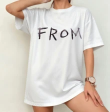 Unisex FROM Series Logo T-Shirt White - White - View 10