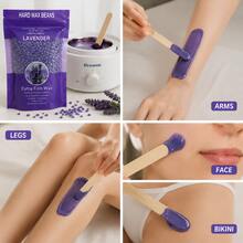 Bộ 4 gói hạt sáp cứng hương hoa hồng, tổng trọng lượng 400g (100g mỗi gói), kèm 10 que gỗ bôi sáp. Công thức chuyên nghiệp châu Âu, sáp ong tẩy lông, hạt sáp chuyên nghiệp, làm mềm lông để tẩy nhanh, phù hợp cho sáp nóng/lạnh, không cần dải sáp - Nhiều màu - Xem 5