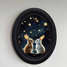 1pc Black Decorative Photo Frame, Multi- Pattern Design, Handcrafted Creative Artwork, Suitable For Home And Office Decor, Ideal Gift And Collection, Diverse Styles - 5 - View 10