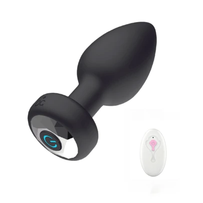Vibrating Butt Plug Remote Silicone Anal Butt Plugs Vibrator Prostate Massager 10 Vibration Modes Rechargeable Adult Sex Toys For Men Women  Couples