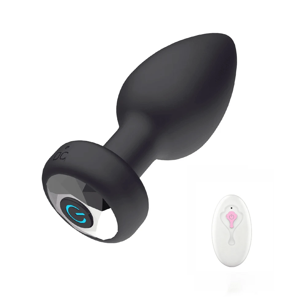 Vibrating Butt Plug Remote Silicone Anal Butt Plugs Vibrator Prostate Massager 10 Vibration Modes Rechargeable Adult Sex Toys For Men Women Couples - 均碼 - 查看 1