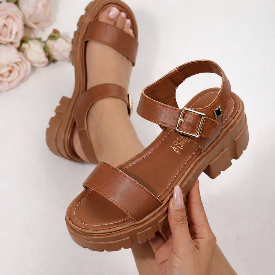 Women's Sandal Papete Lightweight Soft Ultra Comfort Anatominca Anti-Stress - 駝色 - 查看 1