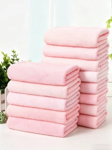 1/3pcs Coral Fleece Towels,Multiple Colors Available. Highly Absorbent, Lint-Free, And Oil-Resistant (Not Machine Washable). Suitable For Use In The Kitchen, Bathroom, And For General Household Cleaning. - Multicolor - View 2