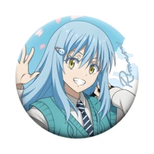 58mm Anime That Time I Got Reincarnated As A Slime Cosplay Shion Benimaru Shuna Rimuru Tempest Badge Brooch Pins Accessories Gifts - Slime - View 5
