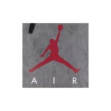 Nike Jordan 印花標誌大容量附筆袋弧形肩帶 織品 雙肩包 男女同款情侶款 灰色 - 灰色 - 查看 5
