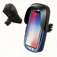 360° Rotating Motorcycle Phone Holder - Waterproof ABS Handlebar Mount, Detachable Strap, Touchscreen Compatible, Dedicated For Bicycle And Motorcycle, Suitable For Cycling Accessories, Cycling Navigation, Delivery Accessories, Outdoor Sports - One Size Fits All - View 10