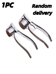 1pc Stainless Steel Manual 3-In-1 Garlic Press, Multifunctional Practical Kitchen Accessory, Includes Garlic Press, Nut Opener And Bottle Opener. Elegant Minimalist Design Perfectly Matches Artistic Wedding And Home Decor, An Essential Kitchen Tool For Daily Cooking And Home Beautification. - Multicolor - View 11