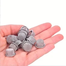 10個 16MM 金屬煙斗濾芯 - 碗狀金屬濾網，煙斗濾芯，居家小工具，情人節禮物，新年禮物 - 10個 - 查看 2
