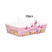 10個/20個/30個 粉色公主城堡紙製糖果盒，5.1x3.5x1.57英吋，粉色花卉城堡設計零食盒，金色燙金「Princess」字體派對禮品盒，適用於公主主題生日派對、粉色主題慶祝 - 多色 - 查看 8