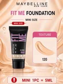Maybelline 菲力特潤柔滑粉底液 SPF 25 #120 黃色自然色，5/30ml 可選，24 小時長效保濕，10 秒快速上妝，三效合一，打造無妝感，長效滋養，三步輕鬆上妝，適合黃調 2 號淺色乾性肌膚，打造日常無瑕底底底 - 美寶蓮FITME粉底液 水潤版120 - 查看 13