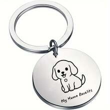 High-Quality Stainless Steel Pet Pendant, Multifunctional Dog Tag ID Collar Accessory, Fashionable Elegant Decoration Charm, Durable Anti-Rust Shiny Finish, Suitable For All Cats And Dogs As Anti-Lost Tag - Multicolor - View 1