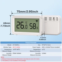 Termómetro y higrómetro inteligente WiFi, adecuado para el hogar inteligente, compatible con Tuya SmartLife y Alexa - Ver 10