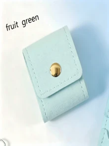 Minimalist Portable Compartment Jewelry Bag, Ring Storage Pouch, Small Travel Jewelry Organizer Bag For Earrings And Accessories - Multicolor - View 10
